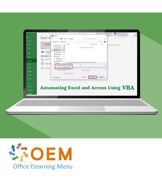 Automating Excel and Access Using VBA Cursus E-Learning