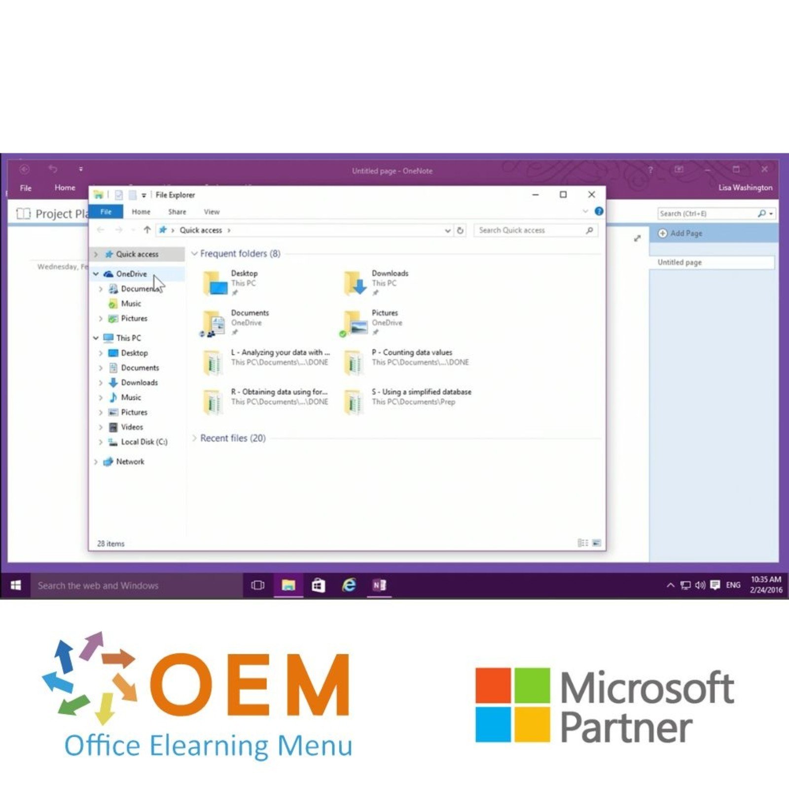 Microsoft OneNote OneNote 2016 Cursus E-Learning