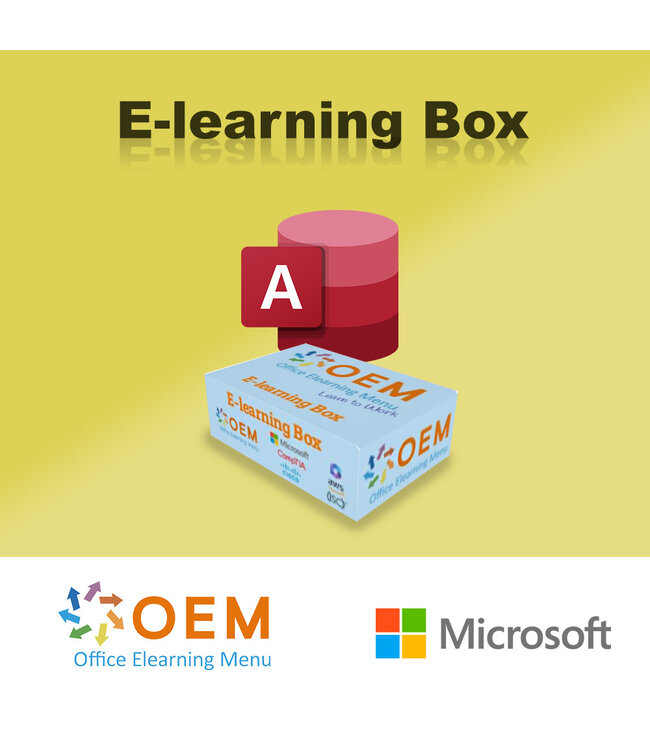 Microsoft E-learning Box Microsoft Access 365 Course