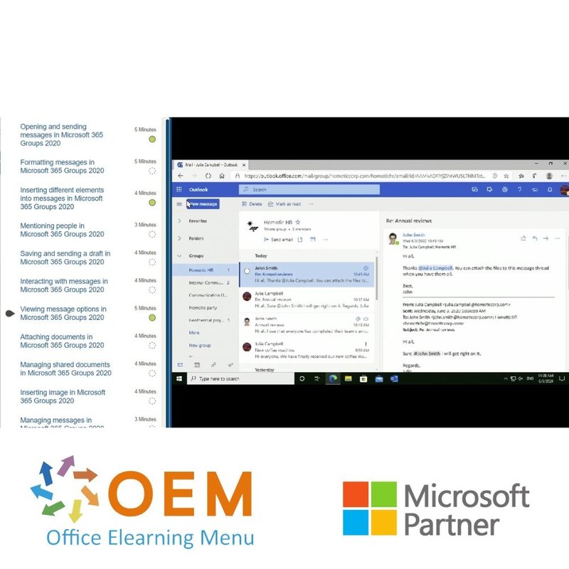Microsoft 365 Groups Course E-Learning