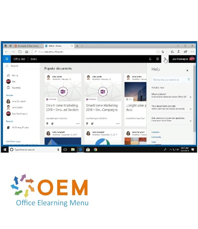 Microsoft Microsoft Office 365 Delve Course E-Learning