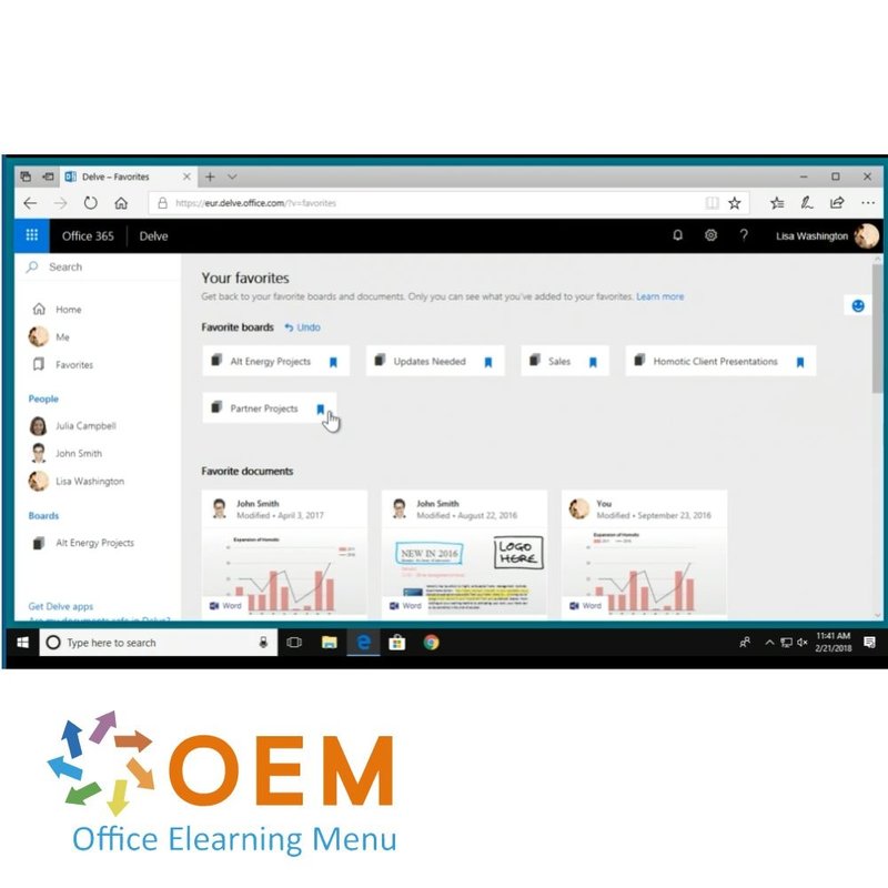 Microsoft Office 365 Delve Cursus E-Learning - OEM
