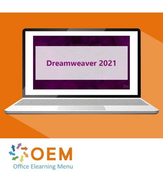 Adobe Adobe Dreamweaver CC 2021 Course E-Learning