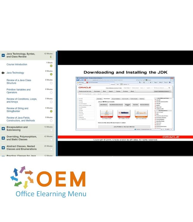 Oracle Java SE 8 Programming II exam IZ0-809 Training