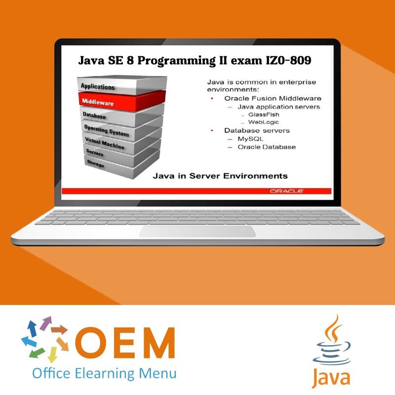 Java SE 8 Programming II exam IZ0-809 Training