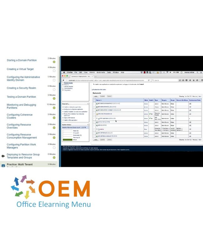 Oracle Java Multi-Tenant Cloud Application Programming Fundamentals Training