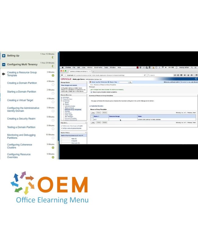 Oracle Java Multi-Tenant Cloud Application Programming Fundamentals Training