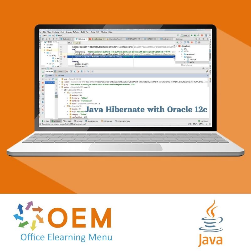 Java Hibernate with Oracle 12c Training