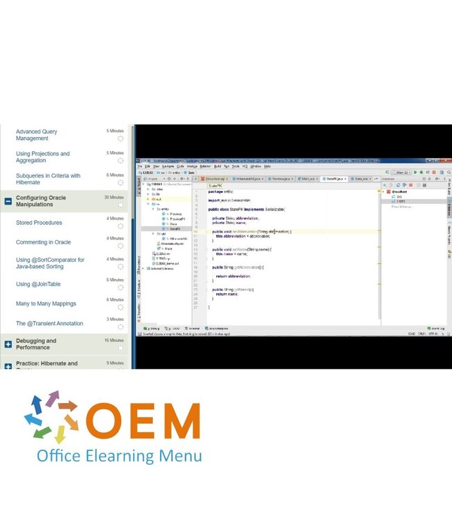 Oracle Java Hibernate with Oracle 12c Training