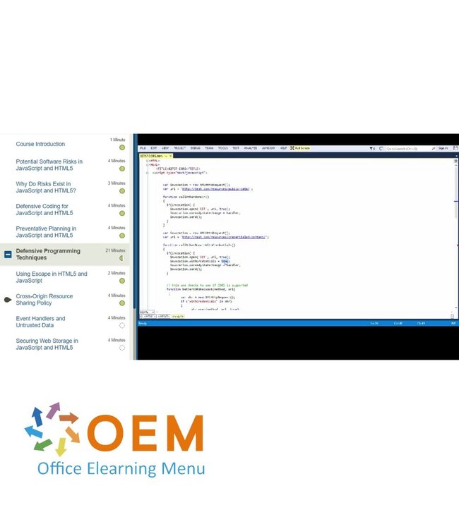 Oracle Defensive Programming in JavaScript and HTML5 Training