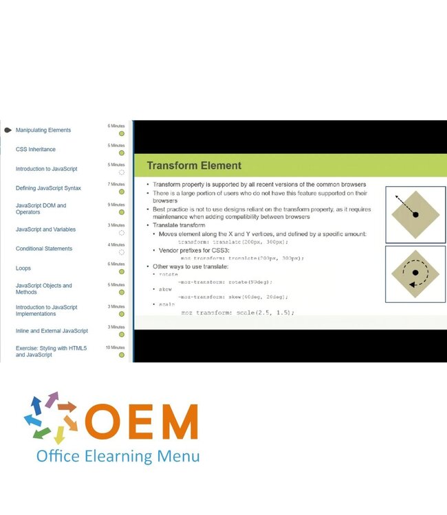 OEM Web development with HTML5 and CSS3 Training