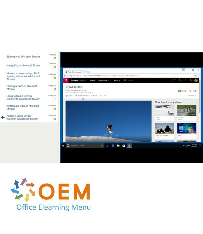 Microsoft Microsoft Office 365 Stream Cursus E-Learning