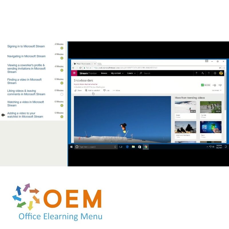 Microsoft Office 365 Stream Cursus E-Learning