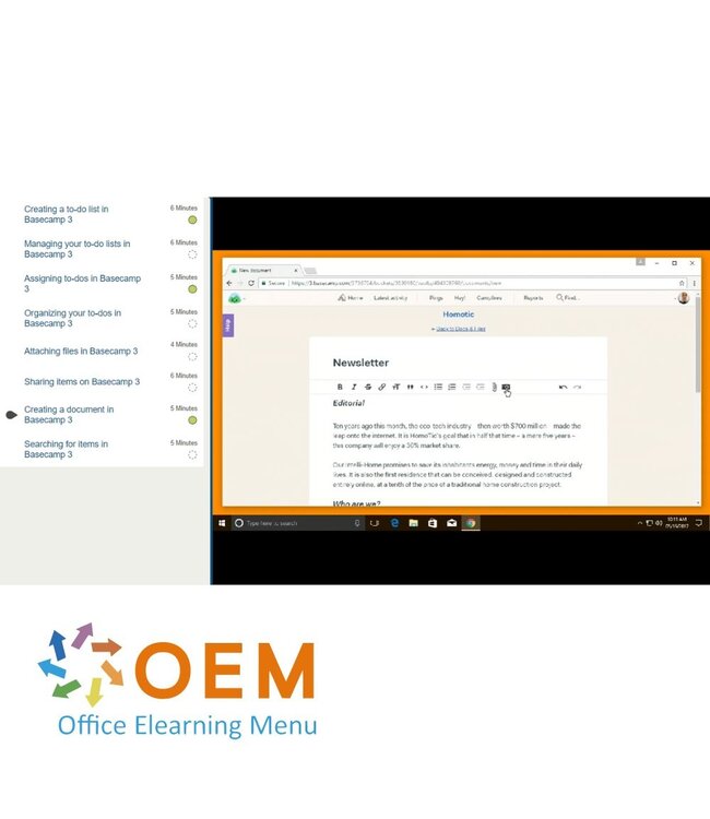 Basecamp Fundamentals of Basecamp 3 Training