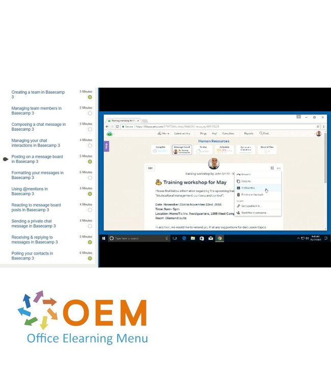 Basecamp Fundamentals of Basecamp 3 Training