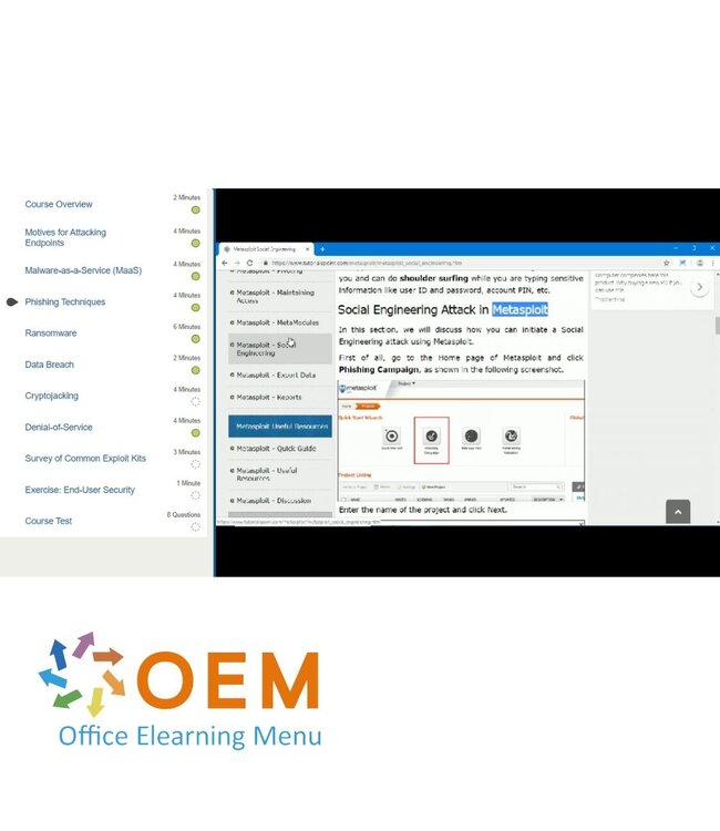 OEM End user Security Awareness Training