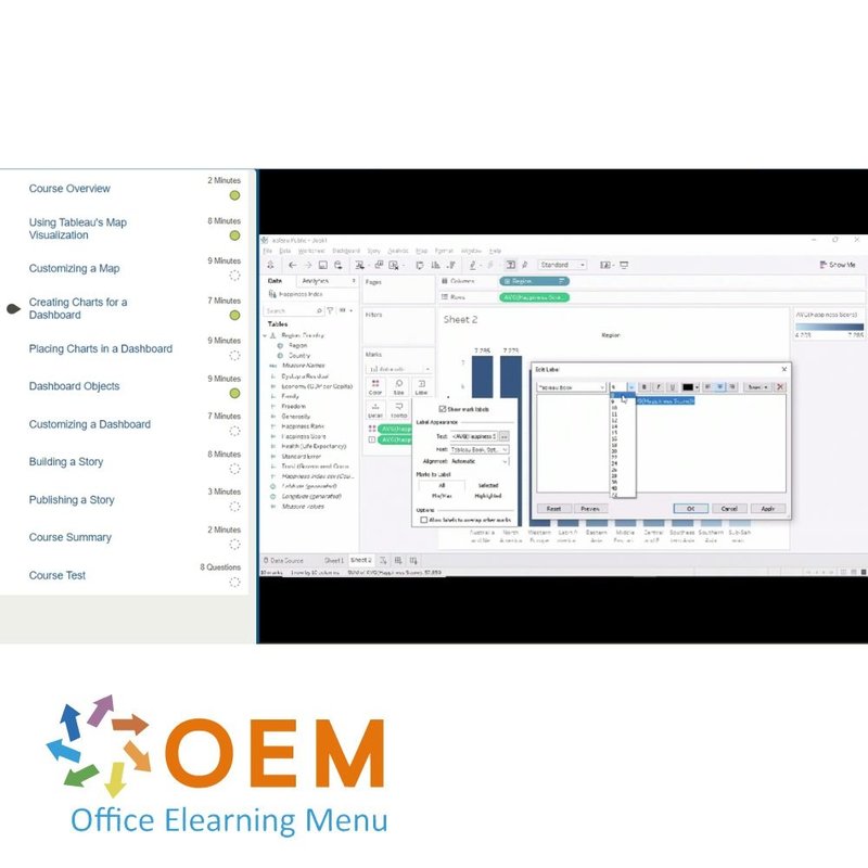 Tableau Data Visualization and Analytics Training