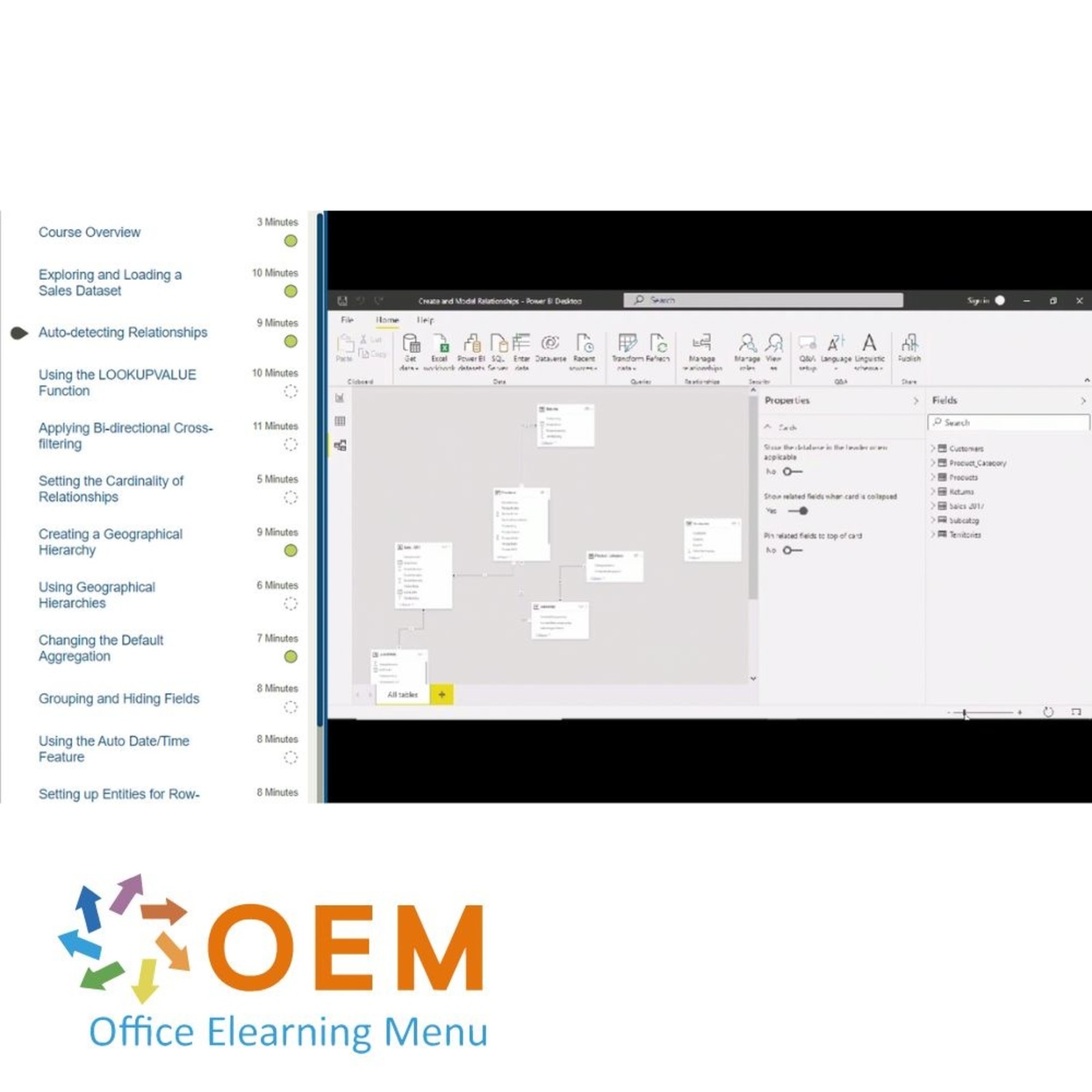 Data Visualization Design Data Models in Power BI Training