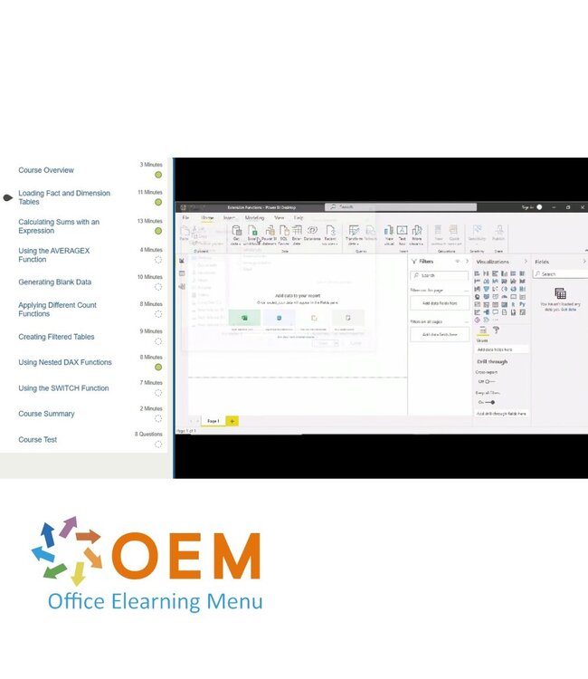 OEM Design Data Models in Power BI Training