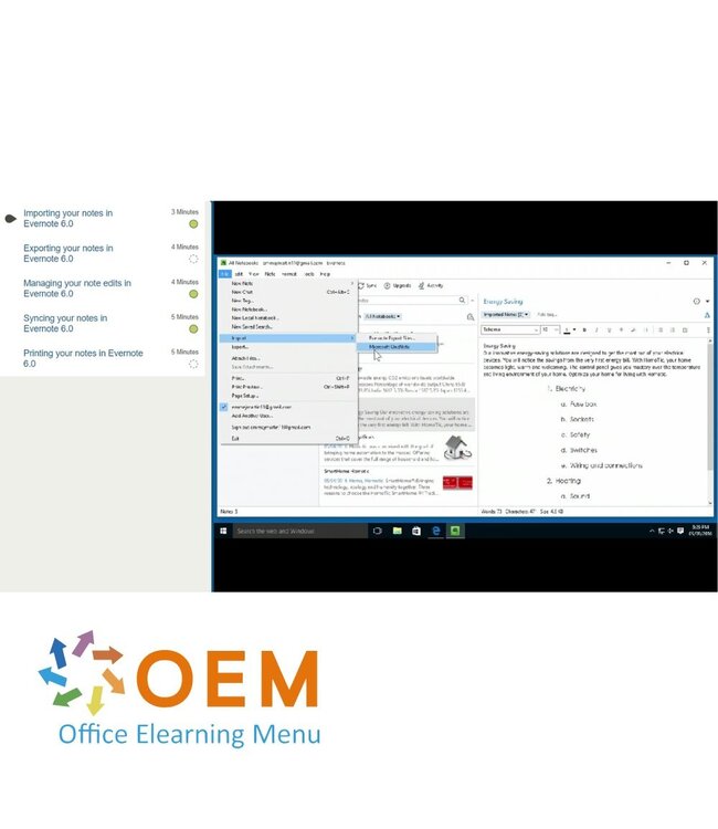 OEM Evernote 6.0 for end users Training