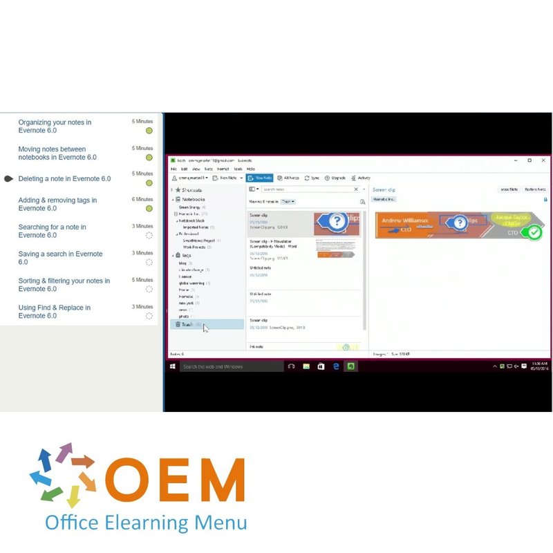 Evernote 6.0 for end users Training