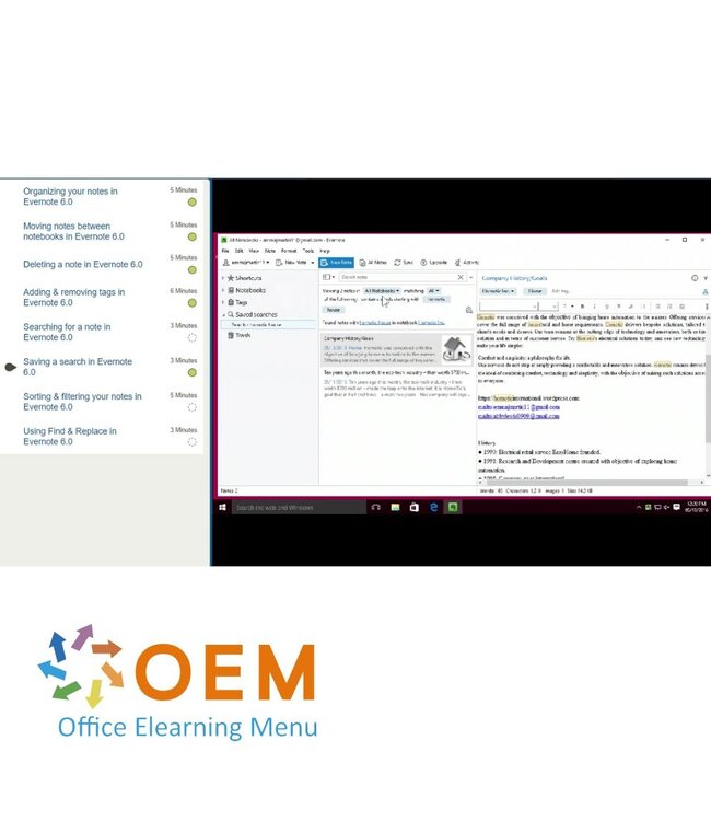 OEM Evernote 6.0 for end users Training