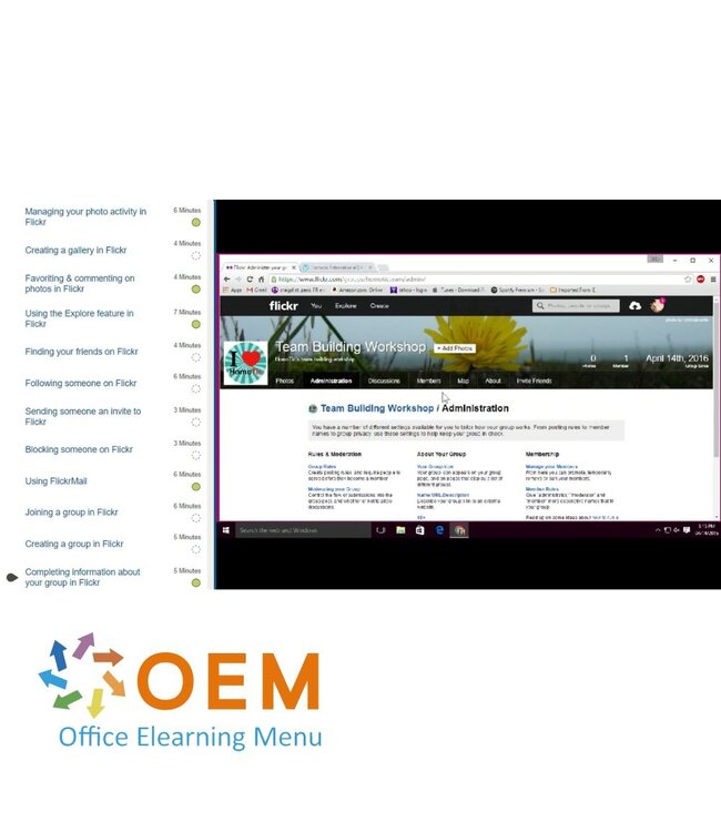 Flickr Flickr for end users Training