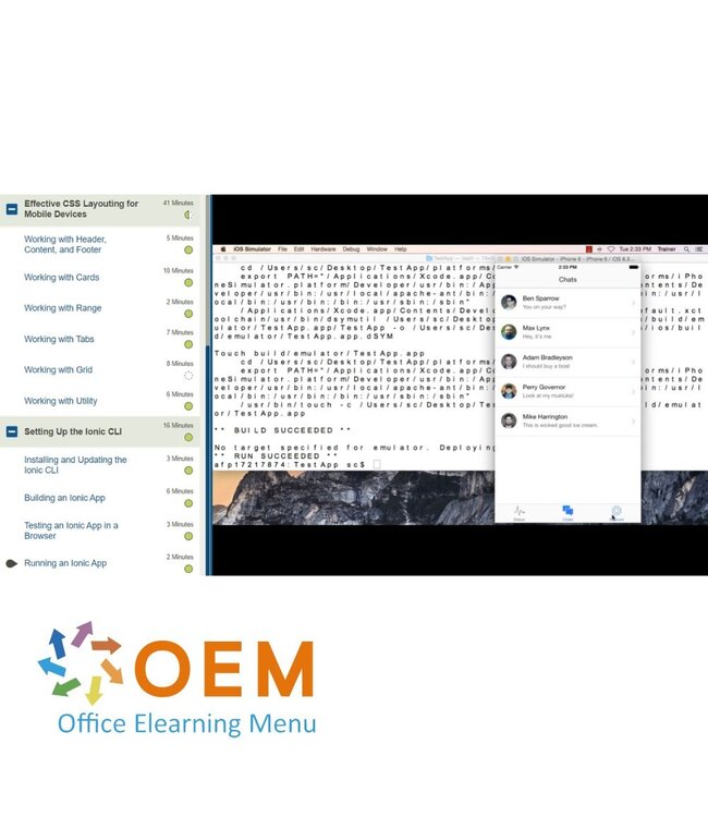 OEM Ionic Framework Training