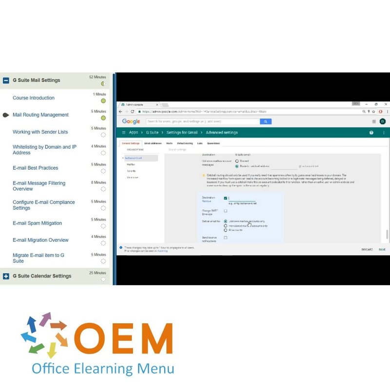 Google G Suite Administrator Course E-Learning