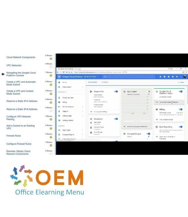 Google Google Cloud Architect Course E-Learning