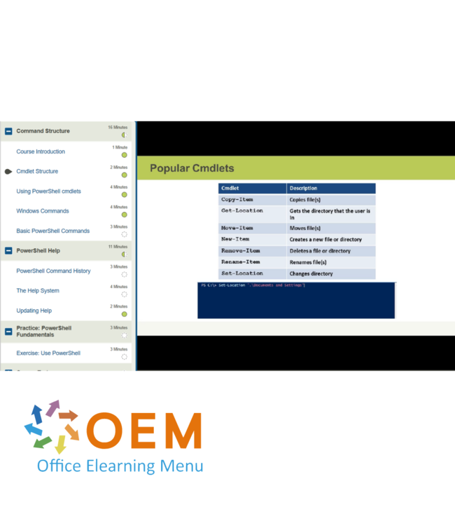 Microsoft Microsoft PowerShell Collectie Training