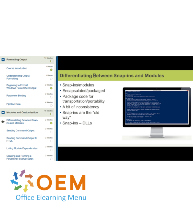 Microsoft Microsoft PowerShell Collectie Training