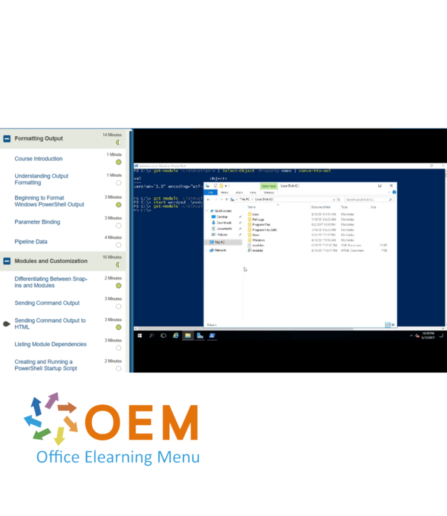 Microsoft Microsoft PowerShell Collectie Training
