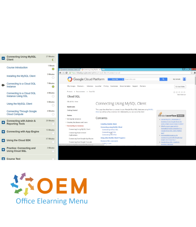 Google Google Cloud SQL for Developers Course E-Learning