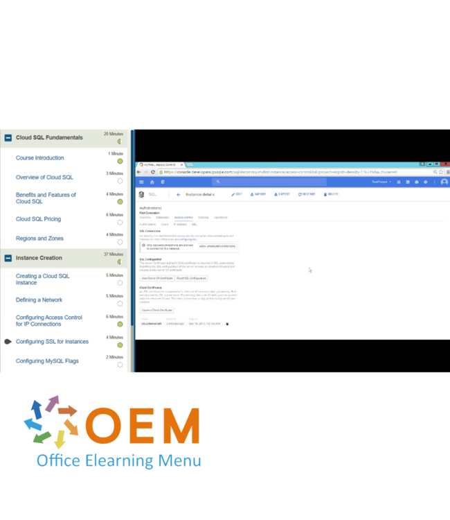 Google Google Cloud SQL for Developers Cursus E-Learning