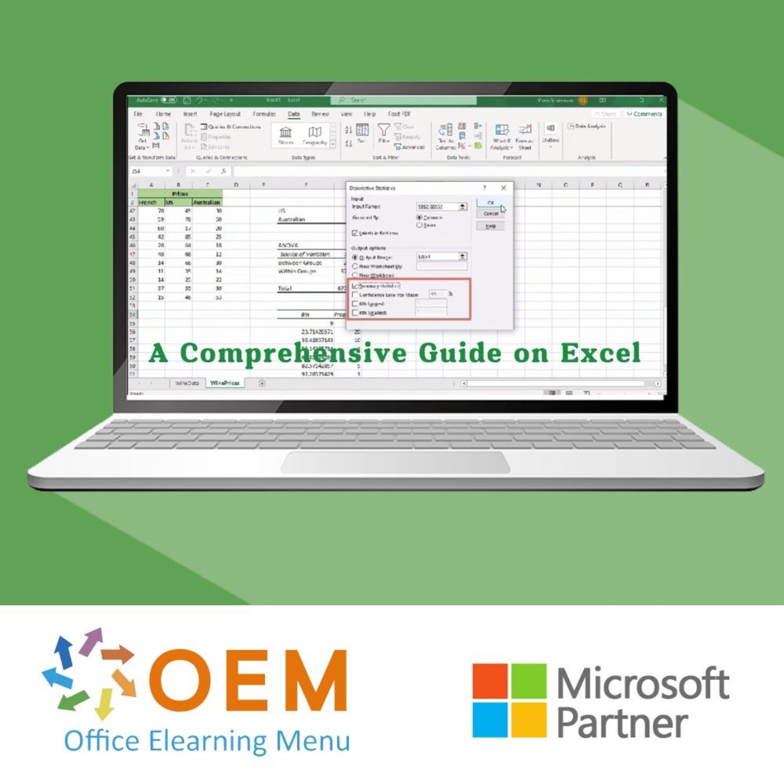 Microsoft Excel A Comprehensive Guide on Excel Course E-Learning