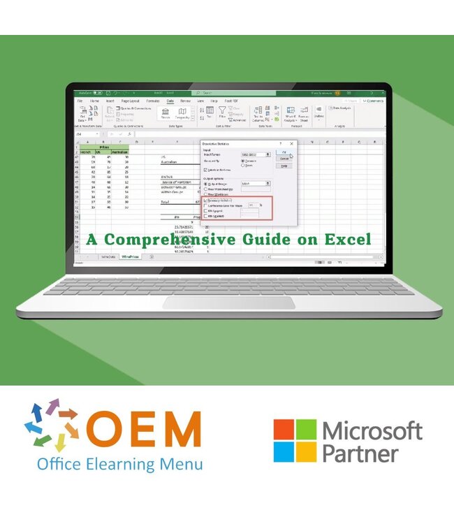 Microsoft A Comprehensive Guide on Excel Course E-Learning