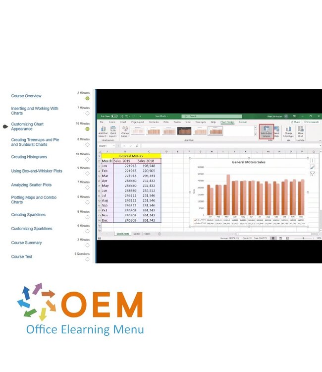 Microsoft A Comprehensive Guide on Excel Course E-Learning