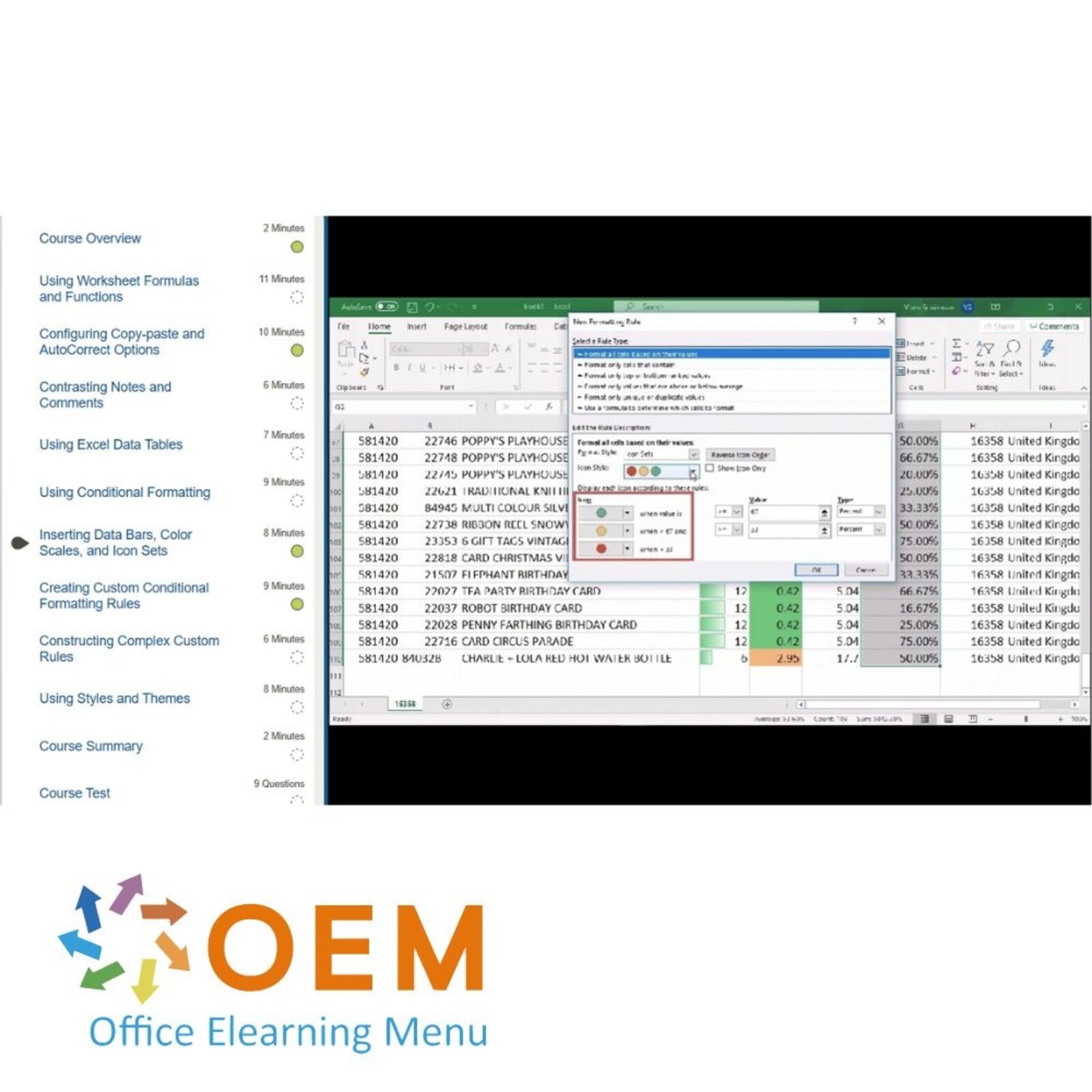 Microsoft Excel A Comprehensive Guide on Excel Course E-Learning