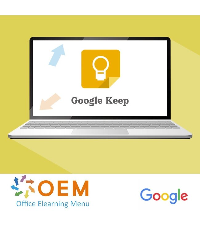 Google Google Keep Cursus E-Learning