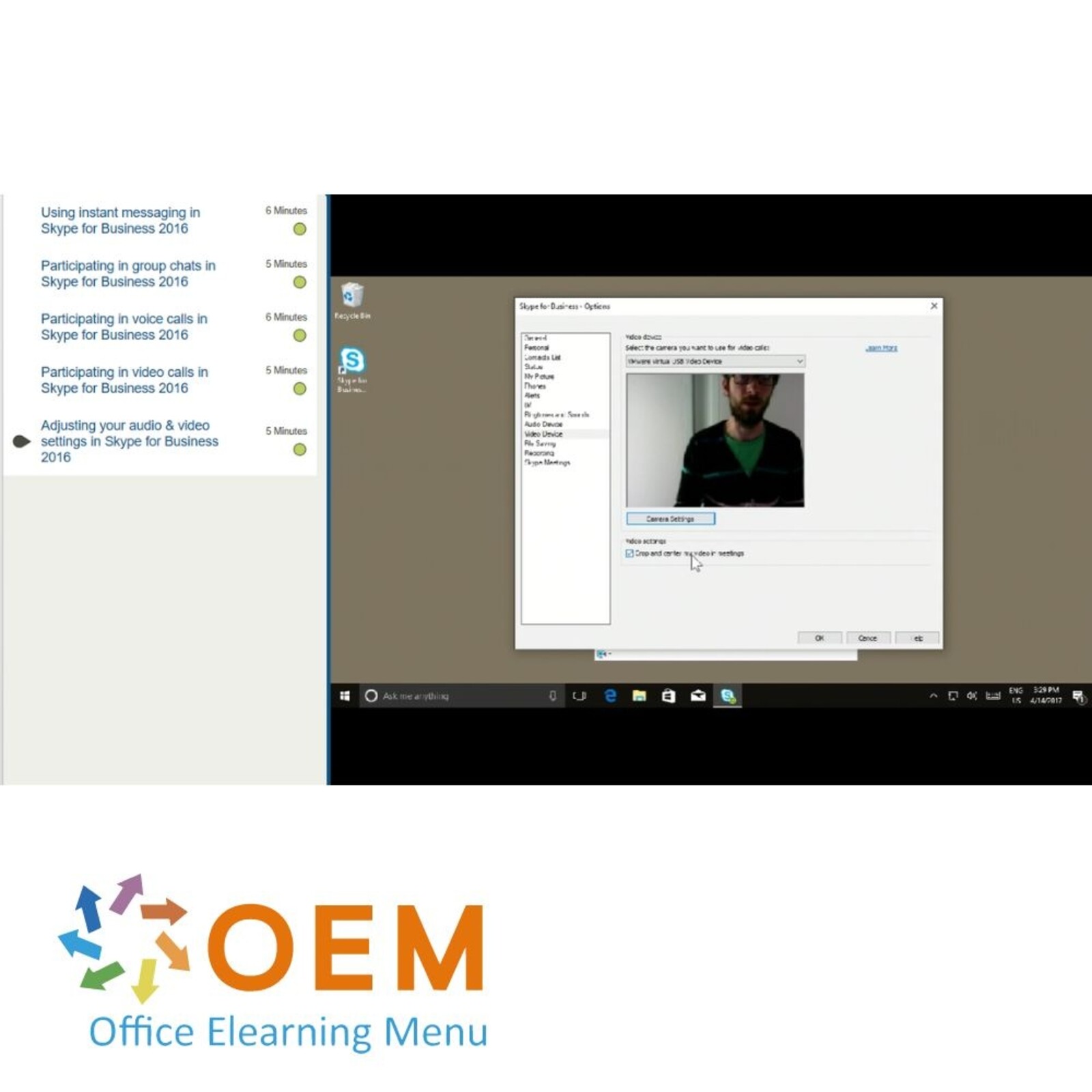 Skype for Business Skype voor Business Cursus E-Learning