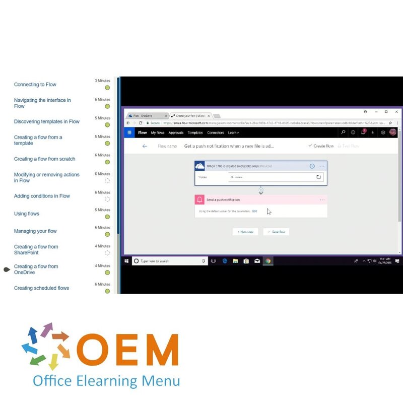 Microsoft Flow Course E-Learning