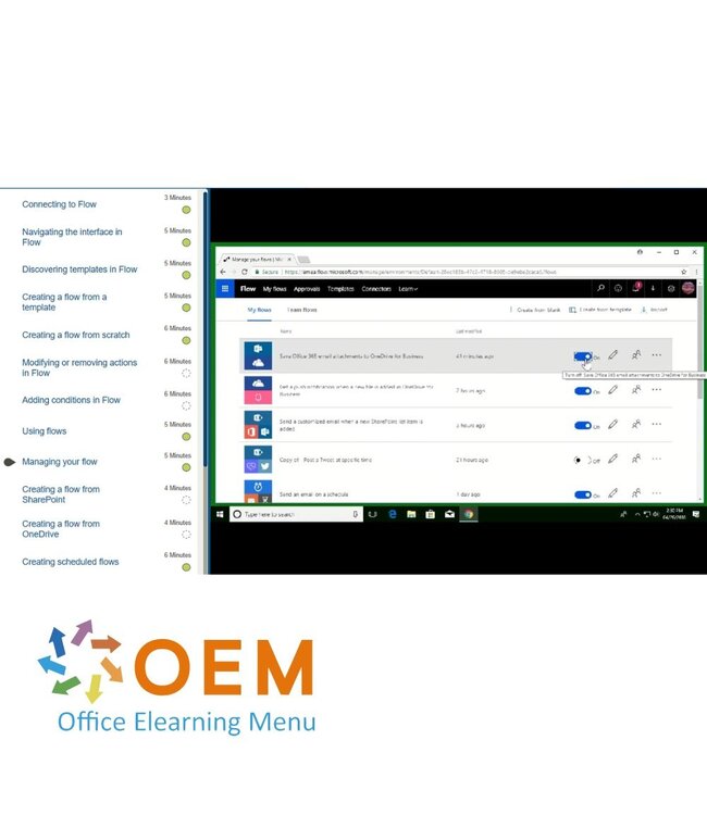 Microsoft Microsoft Flow Cursus E-Learning
