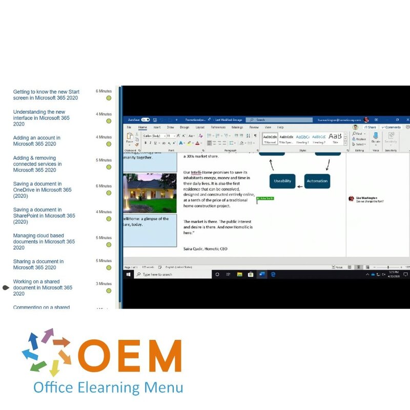 Transitioning to Office 365 Course E-Learning