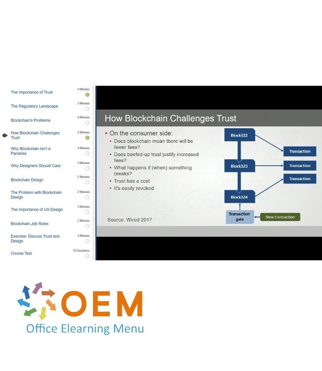 OEM Exploring Blockchain Solutions Training