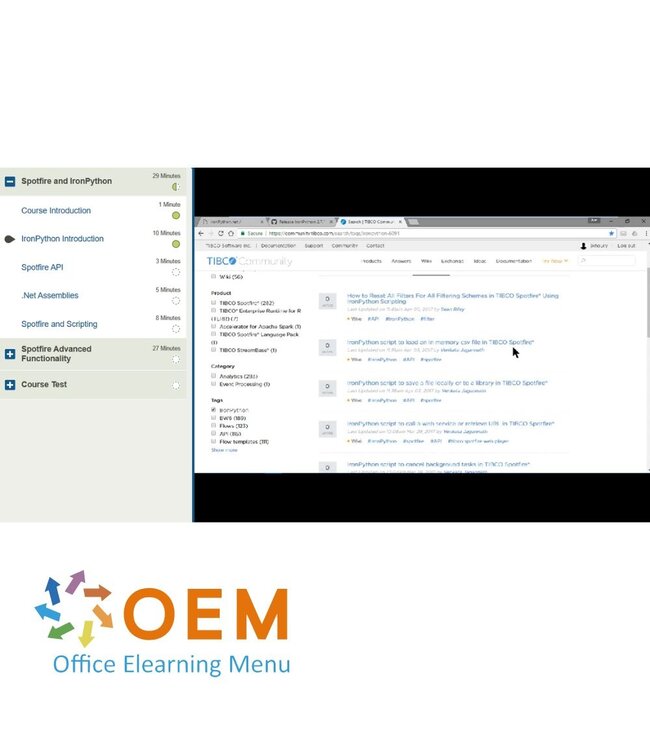 OEM TIBCO Spotfire Training