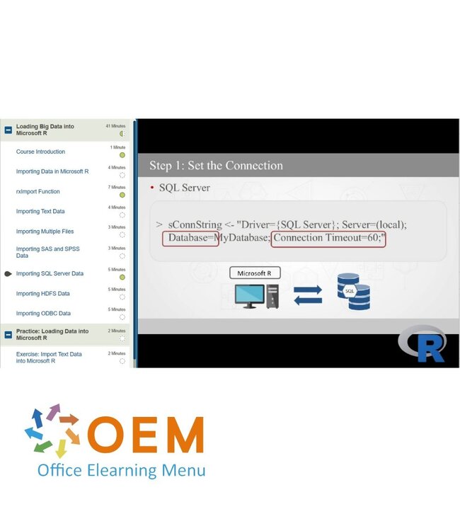 OEM Analyzing Big Data with Microsoft R Training