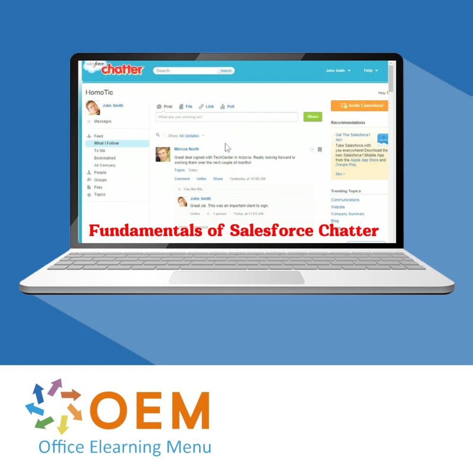 Salesforce Fundamentals of Salesforce Chatter Training