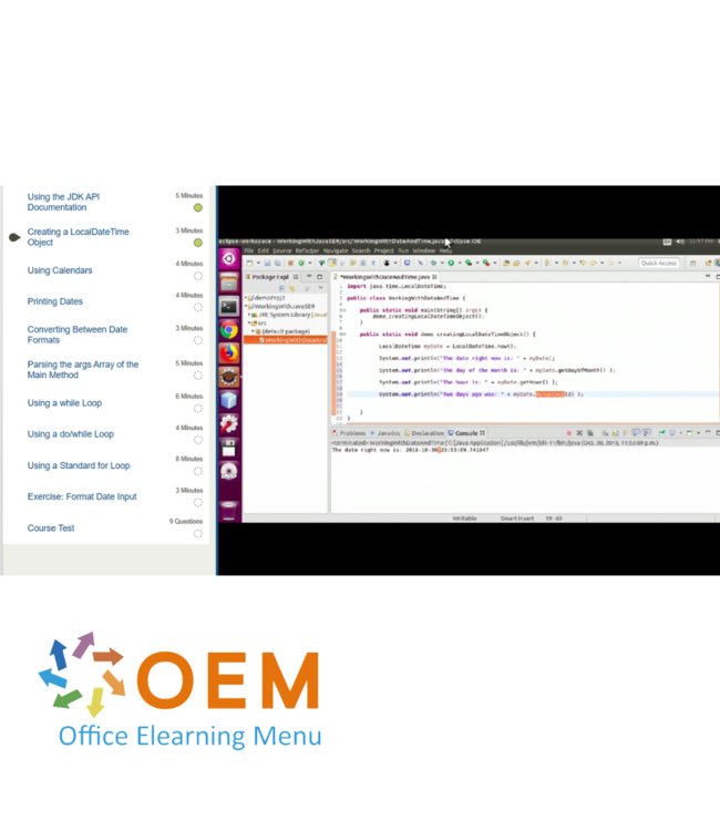 Oracle Java SE 11 Development Training