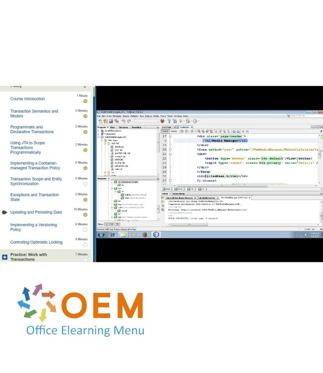 Oracle Java EE 7 Front End Web Application Development Training